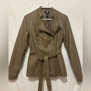 Miss Lili Brown Leather Jacket